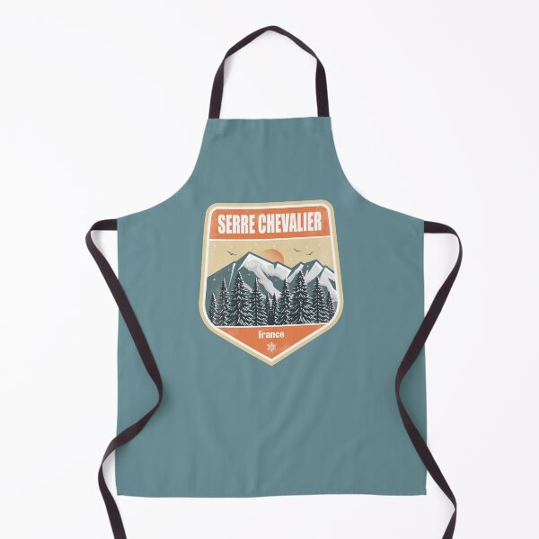 Item preview, Serre Chevalier France – Snowy Mountain Winter Badge designed and sold by CynthiaGraphics.