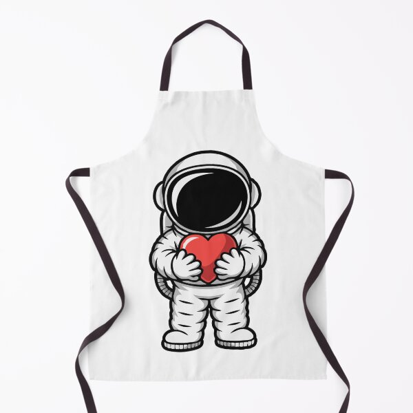 Item preview, Cute Astronaut Holding a Heart – Space Love & Cosmic Romance Illustration for Valentine’s Day designed and sold by BrainBubbleArt.