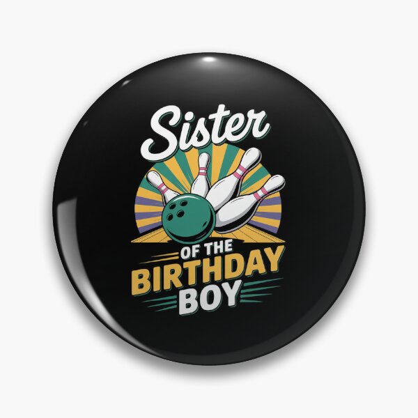 Item preview, Sister of the Birthday Boy Matching Family Bowling Birthday designed and sold by angolinnArt.
