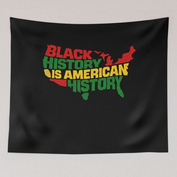 Item preview, Black History is American History USA Map Men Women Kids    designed and sold by clothesy7.
