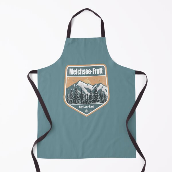Item preview, Melchsee-Frutt Switzerland – Snowy Mountain Winter Badge designed and sold by CynthiaGraphics.
