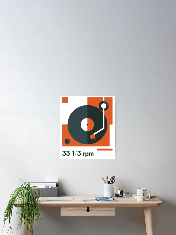 Thumbnail 2 of 3, Poster, 33 ⅓ RPM designed and sold by Creative League Ignite.