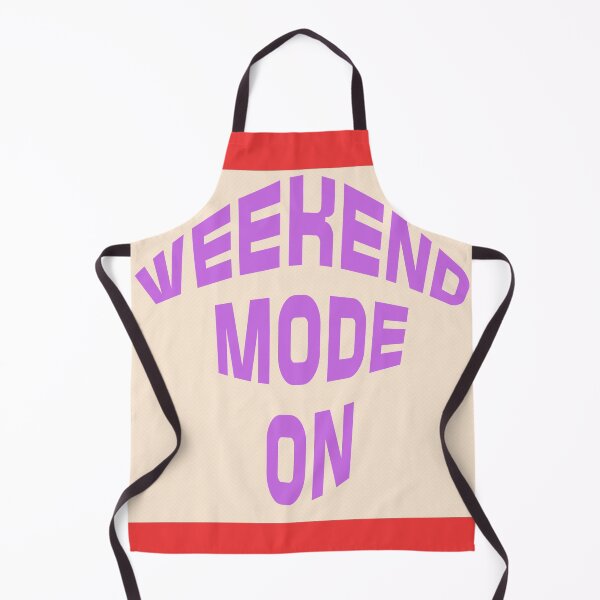 Item preview, Weekend Mode ON – Fun Bold Typography Design for Relaxed Vibes designed and sold by NilofaDesigns.