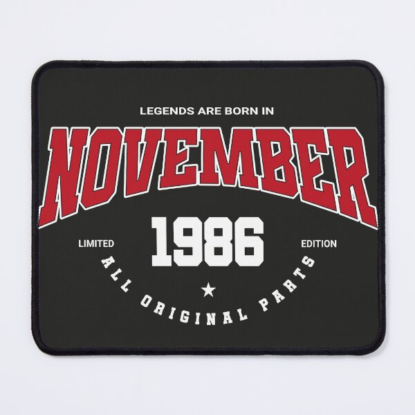 Item preview, November legends 1986 designed and sold by HB Shirts.