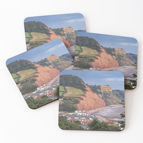 Item preview, Sidmouth Red Cliffs and Coastline - East Devon Jurassic Coast designed and sold by leonwoods.
