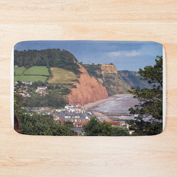 Item preview, Sidmouth Red Cliffs and Coastline - East Devon Jurassic Coast designed and sold by leonwoods.