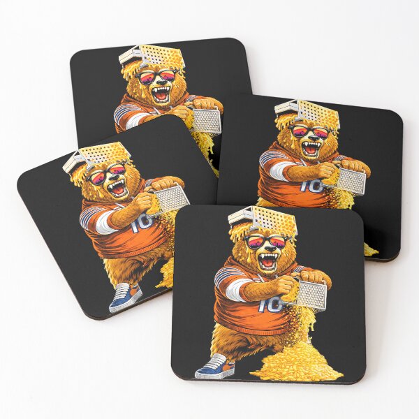 Item preview, Bear with Cheese Grater Hat and Sunglasses Sunse Funny designed and sold by PrettyInk.