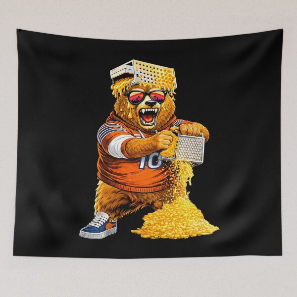 Item preview, Bear with Cheese Grater Hat and Sunglasses Sunse Funny designed and sold by PrettyInk.