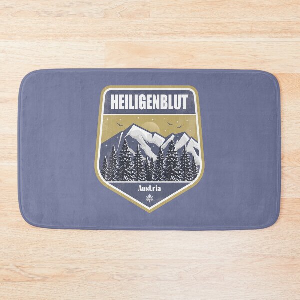 Item preview, Heiligenblut Austria – Snowy Mountain Winter Badge designed and sold by CynthiaGraphics.