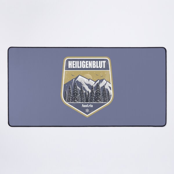 Item preview, Heiligenblut Austria – Snowy Mountain Winter Badge designed and sold by CynthiaGraphics.