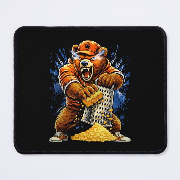 Item preview, Bear with Cheese Grater Hat and Sunglasses Sunse Funny designed and sold by PrettyInk.