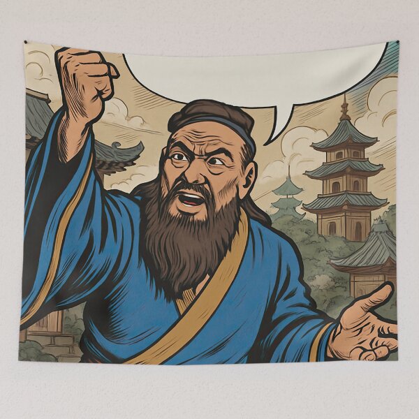 Item preview, Confucius | Comics stylCartoone -  designed and sold by ComicsFactory.
