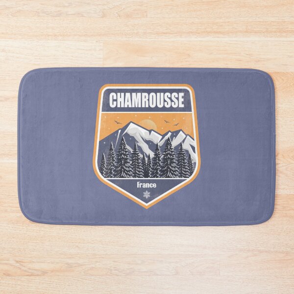 Item preview, Chamrousse France – Snowy Mountain Winter Badge designed and sold by CynthiaGraphics.