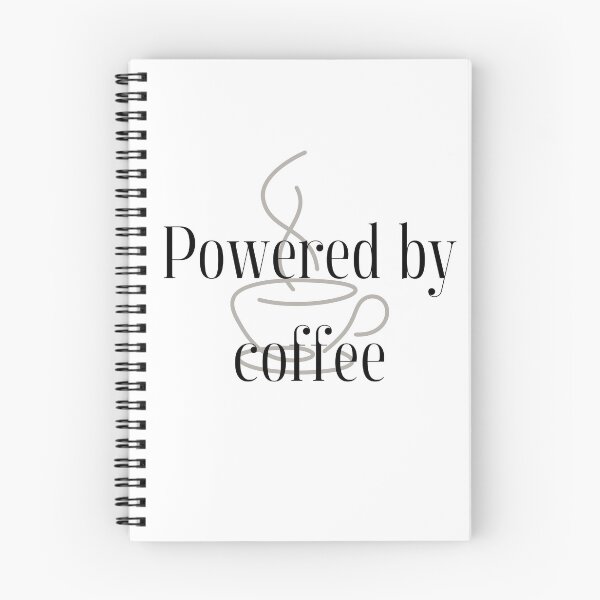 Item preview, Powered by Coffee Minimal Text Sticker designed and sold by PS-ARTSHOP.