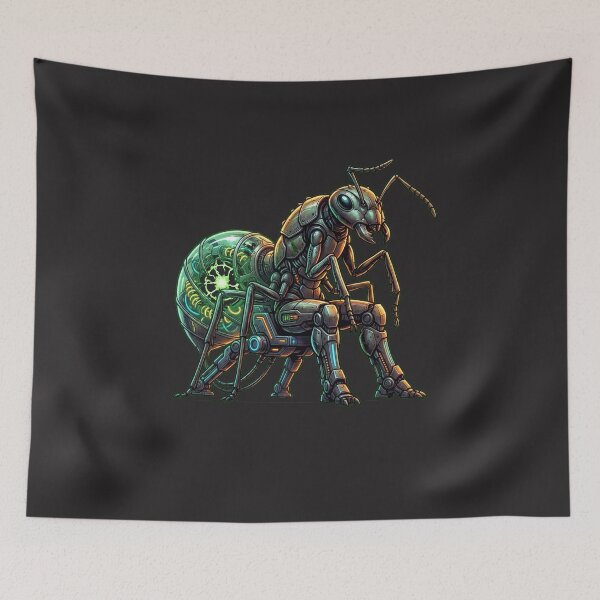 Item preview, Bio-Reactor Queen Cyberpunk Neon Bio-Mech Ant designed and sold by Thaivi Design.