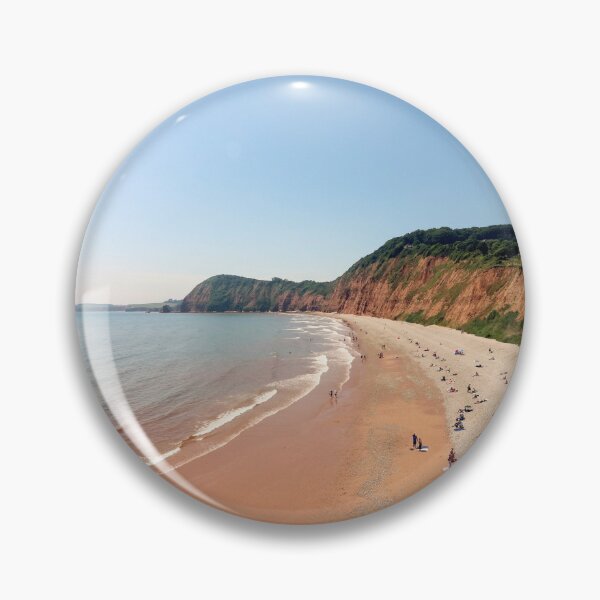 Artikelvorschau, Jacob's Ladder Beach Sidmouth – Ein sonniger Tag an der Jurassic Coast entworfen und verkauft von leonwoods.