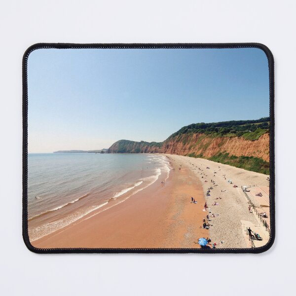 Item preview, Jacob's Ladder Beach Sidmouth - Sunny Day on the Jurassic Coast designed and sold by leonwoods.