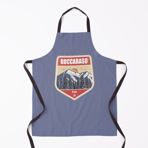 Item preview, Roccaraso Italy – Snowy Mountain Winter Badge designed and sold by CynthiaGraphics.
