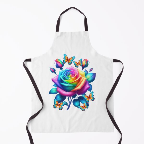 Item preview, Magical rainbow roses with butterflies designed and sold by LoneAngel.