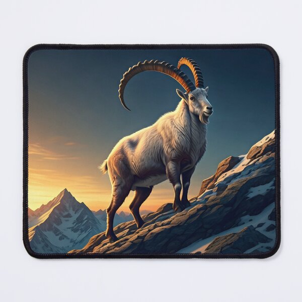 Item preview, Majestic Wild Goat – Spirit of the Mountains designed and sold by PawPrintedArt.
