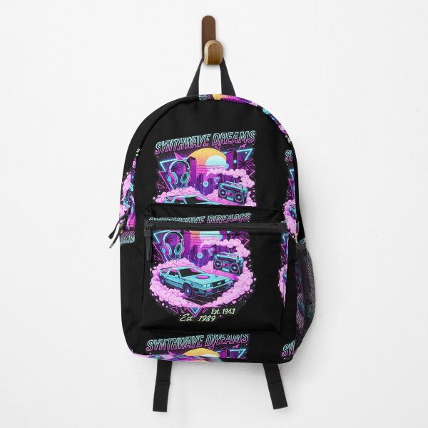 Item preview, Synthwave Dreams – Neon Retro Vaporwave Ride designed and sold by Neon_Soraya.
