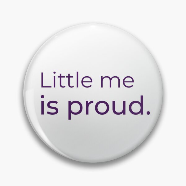 Item preview, Little me is proud - Minimalist statement designed and sold by Bianca Eder - Healing Collection.