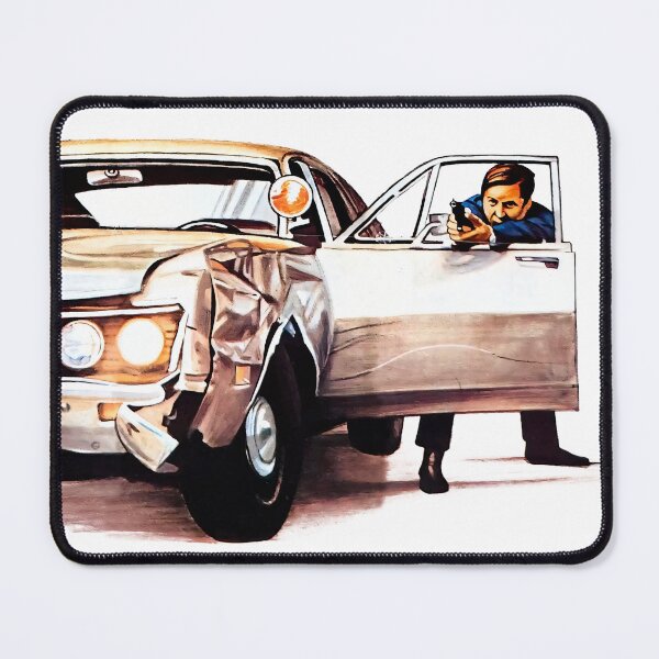 Item preview, Classic 1970s Muscle Car Chase Cinema Art designed and sold by EdGraphy.