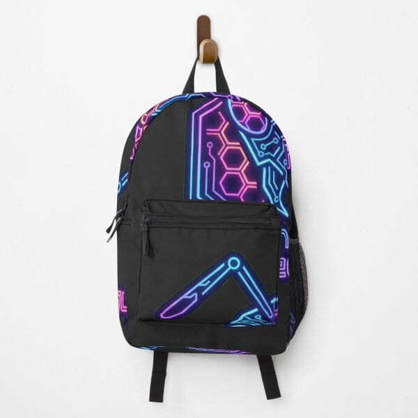 Item preview, Cyber-Colony Crest: Neon Bio-Mech Ant Logo designed and sold by Thaivi Design.