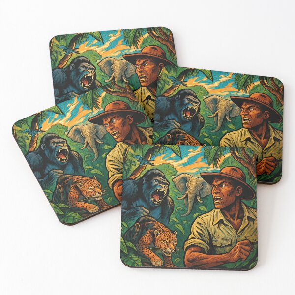 Item preview, Congo landscape | Comics stylCartoone -  designed and sold by ComicsFactory.