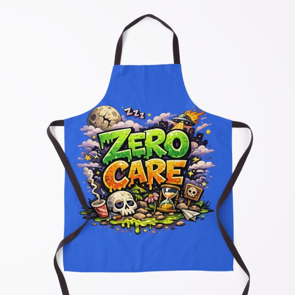 Item preview, Zero Care – Savage Cartoon Attitude Design designed and sold by hdraHdra.