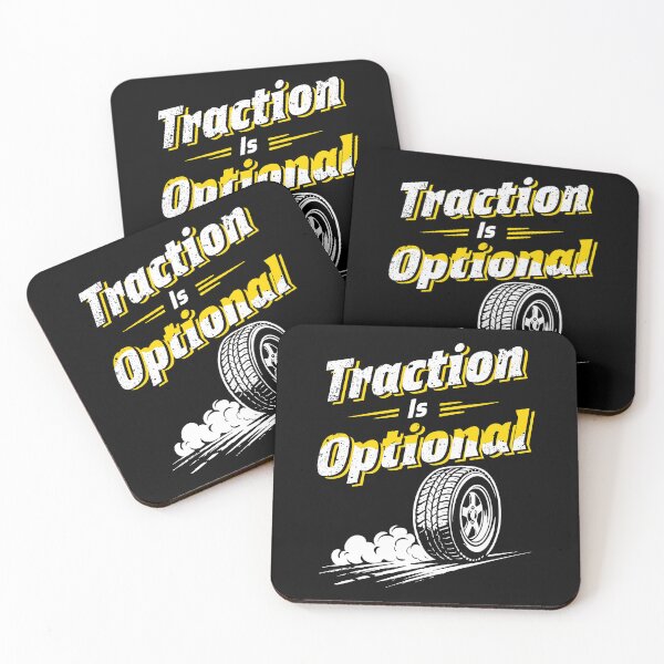 Item preview, Traction Is Optional Funny Drift Racer Shirt designed and sold by RAS-77.