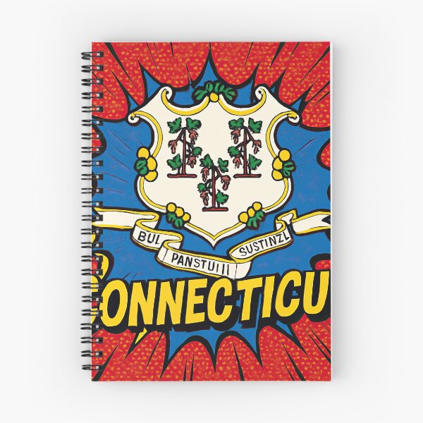 Item preview, Connecticut state | Comics stylCartoone -  designed and sold by ComicsFactory.