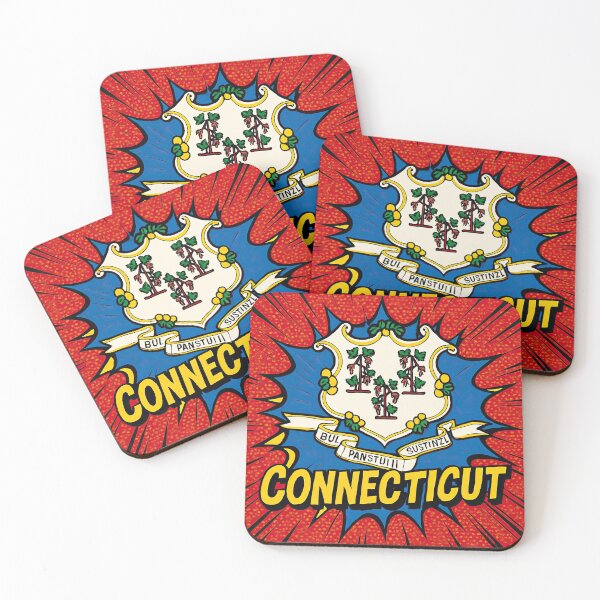 Item preview, Connecticut state | Comics stylCartoone -  designed and sold by ComicsFactory.
