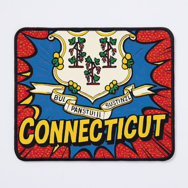 Item preview, Connecticut state | Comics stylCartoone -  designed and sold by ComicsFactory.