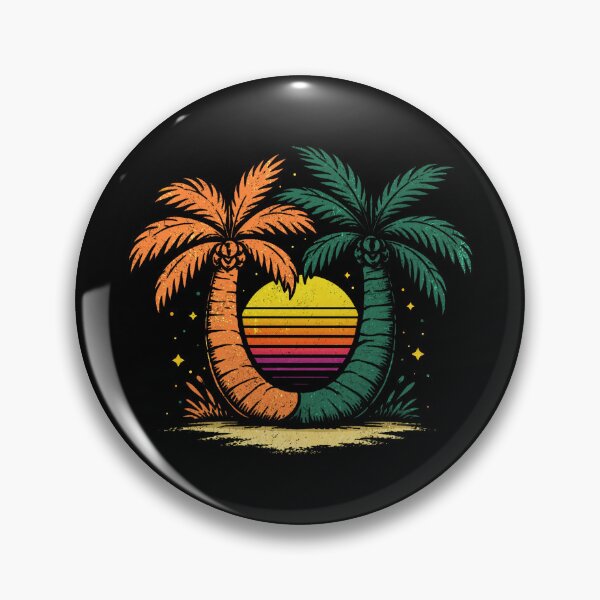 Item preview, Vintage Classic 90's Miami Palm Trees UM designed and sold by PrettyInk.