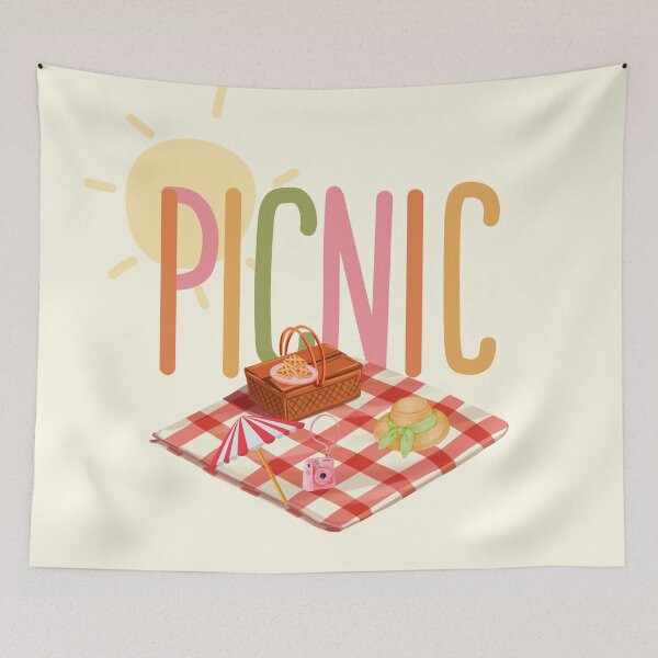 Item preview, Picnic Illustration – Cozy Summer Picnic designed and sold by CozyPrint-CP.