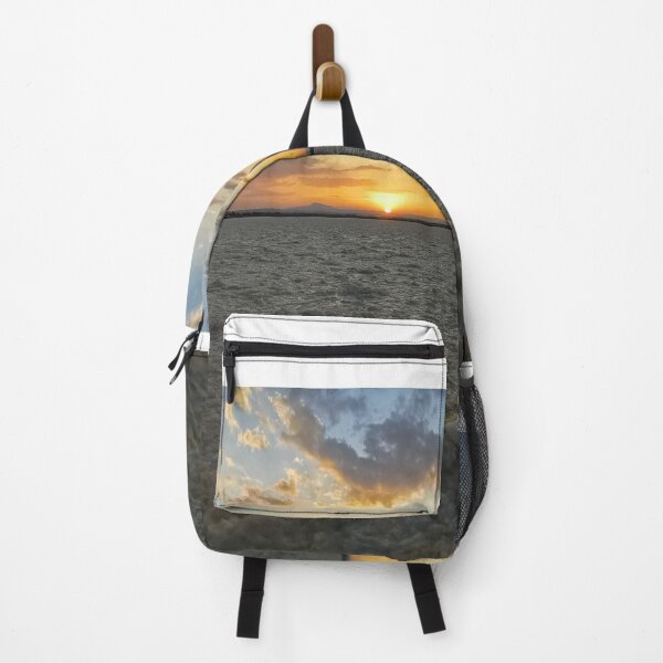 Item preview, Golden sunset reflection on salt lake. designed and sold by Makaronia.