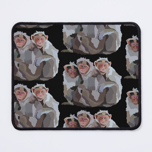 Item preview, B is for Bonnet Macaque,Bonnet Macaque Illustration – Curious Indian Primate Artwork designed and sold by PrettylittlepastelUk.