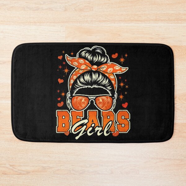 Item preview, Bears Vintage Football Funny Bears Girl Messy Bun designed and sold by MackenzieBin.