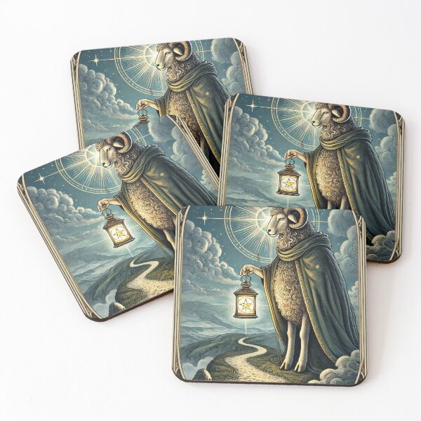 Item preview, Sheepism Tarot – The Hermit designed and sold by Thpoar.