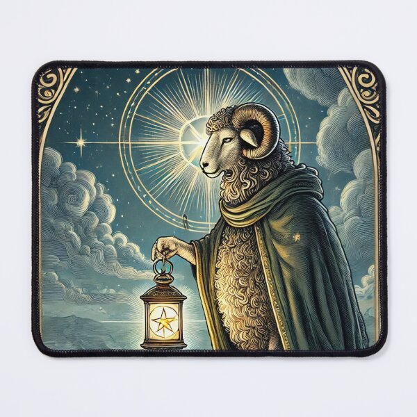 Item preview, Sheepism Tarot – The Hermit designed and sold by Thpoar.