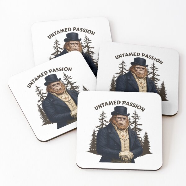 Item preview, Bigfoot, Untamed Passion, Funny Sasquatch designed and sold by SquirrelDesignLLC.