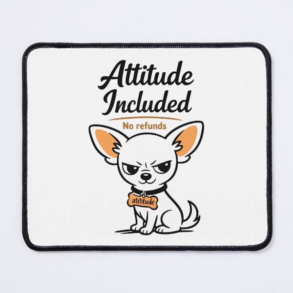 Item preview, Attitude Included Chihuahua designed and sold by SnappyPNG.