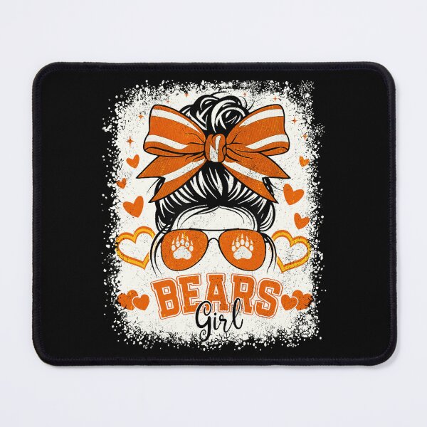 Item preview, Bears Vintage Football Funny Bears Girl Messy Bun designed and sold by MackenzieBin.