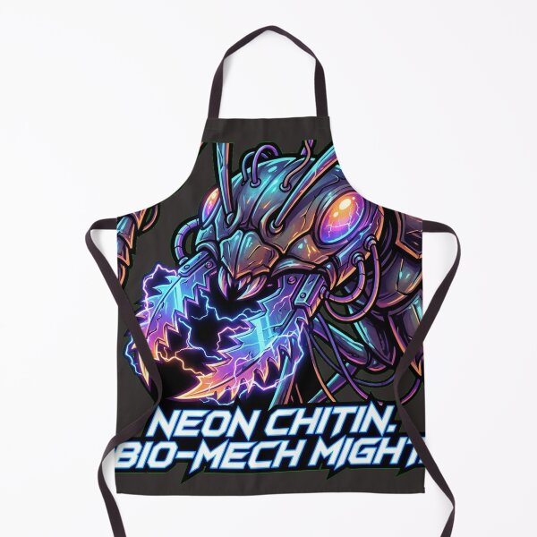 Item preview, Bio-Hacker Cyber Mandibles Neon Ant Art designed and sold by Thaivi Design.