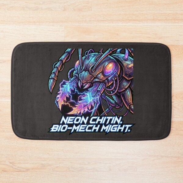 Item preview, Bio-Hacker Cyber Mandibles Neon Ant Art designed and sold by Thaivi Design.