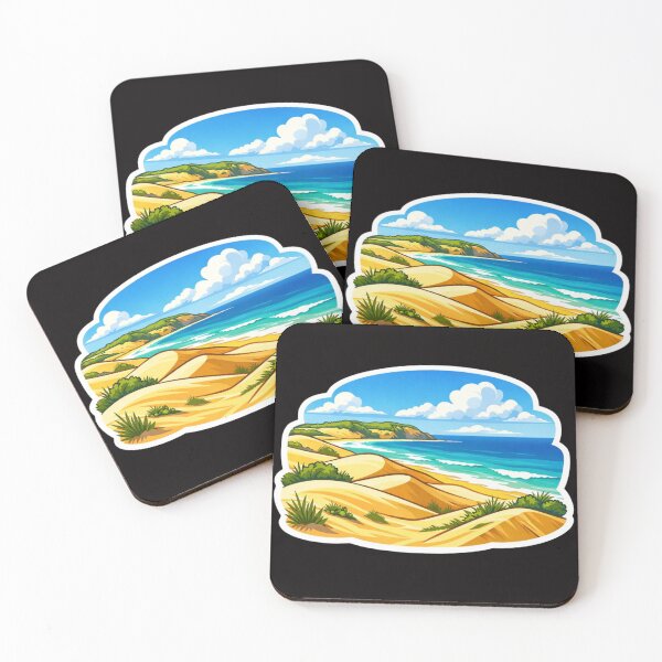 Item preview, Moreton Island Australia Beautiful Nature Beaches designed and sold by DamioPolArt.