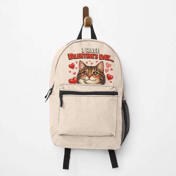 Item preview, I Hate Valentine’s Day Cat Love Quote designed and sold by memememescat.