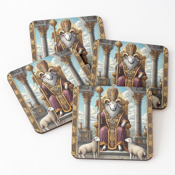 Item preview, Sheepism Tarot – The Hierophant designed and sold by Thpoar.