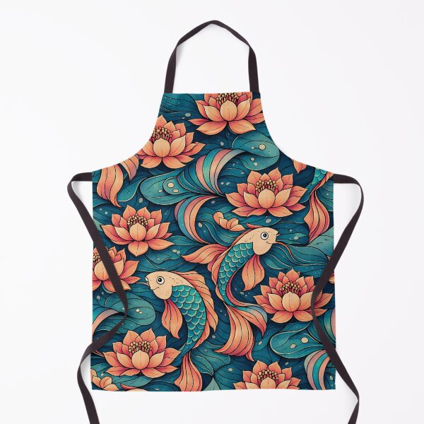 Artikelvorschau, Koi- und Lotus-Tessellation entworfen und verkauft von TenderPawStudio.